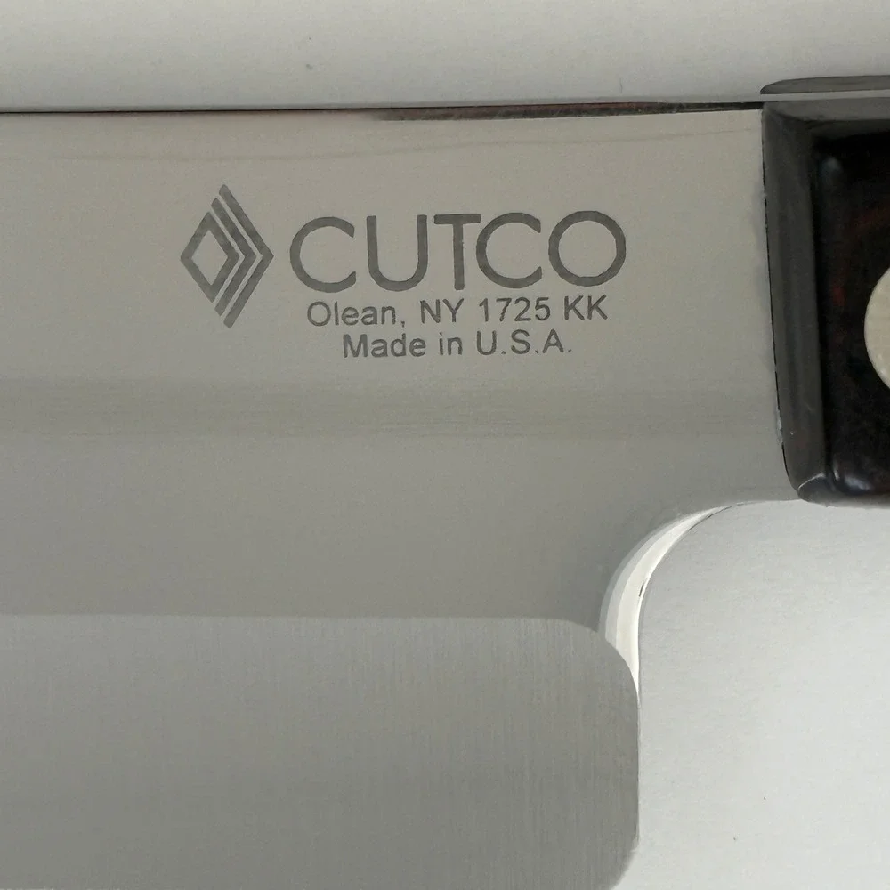 Vintage CUTCO 1725 KK French Chef Knife 9.25